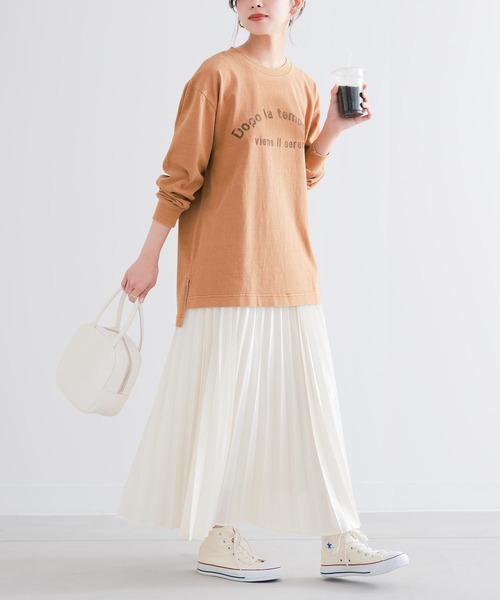 osharewalker（オシャレウォーカー）の「【廃盤】『アコーディオンプリーツスカート』（スカート・レディース・ブラック/グレイッシュブルー/アイボリー・FREE）」の18枚目の写真