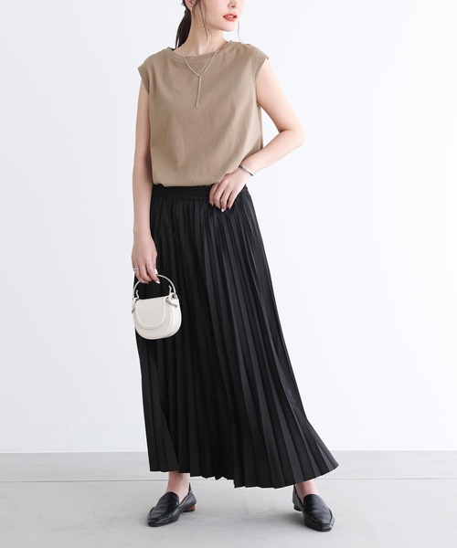 osharewalker（オシャレウォーカー）の「【廃盤】『アコーディオンプリーツスカート』（スカート・レディース・ブラック/グレイッシュブルー/アイボリー・FREE）」の20枚目の写真