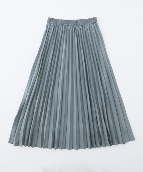 osharewalker（オシャレウォーカー）の「【廃盤】『アコーディオンプリーツスカート』（スカート・レディース・ブラック/グレイッシュブルー/アイボリー・FREE）」の12枚目の写真