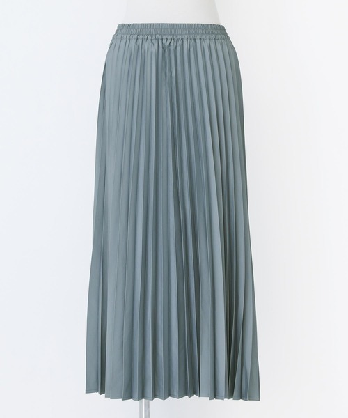 osharewalker（オシャレウォーカー）の「【廃盤】『アコーディオンプリーツスカート』（スカート・レディース・ブラック/グレイッシュブルー/アイボリー・FREE）」の13枚目の写真