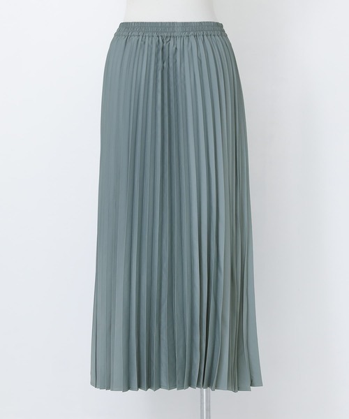 osharewalker（オシャレウォーカー）の「【廃盤】『アコーディオンプリーツスカート』（スカート・レディース・ブラック/グレイッシュブルー/アイボリー・FREE）」の4枚目の写真