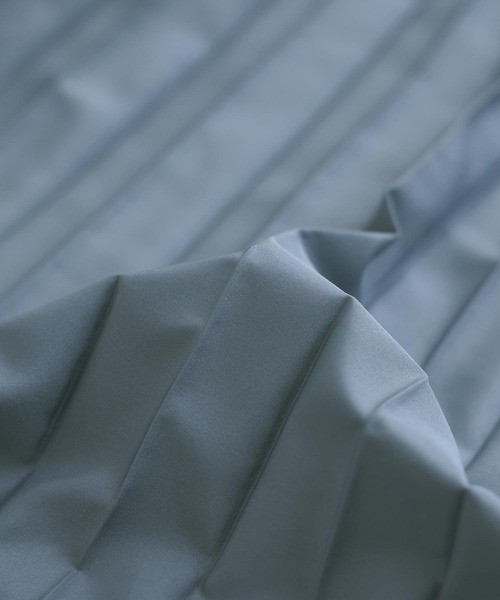 osharewalker（オシャレウォーカー）の「【廃盤】『アコーディオンプリーツスカート』（スカート・レディース・ブラック/グレイッシュブルー/アイボリー・FREE）」の5枚目の写真