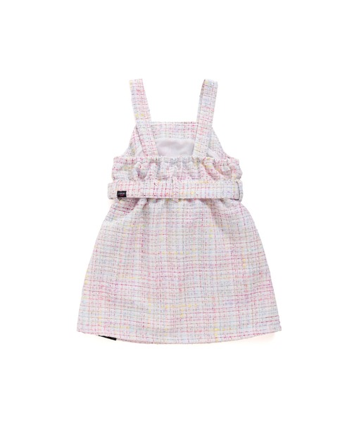 JENNI love（ジェニィラブ）の「ツイードジャンスカ（ジャンパースカート・キッズ・オフホワイト/ブラック・140cm/130cm/160cm/150cm）」の12枚目の写真