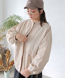 ナイロンボリュームブルゾン