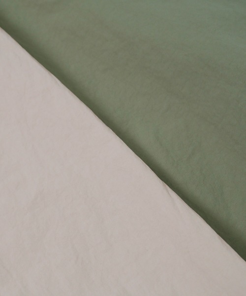 Crisp（クリスプ）の「ナイロンボリュームブルゾン（ブルゾン・レディース・カーキ/アイボリー・FREE）」の3枚目の写真