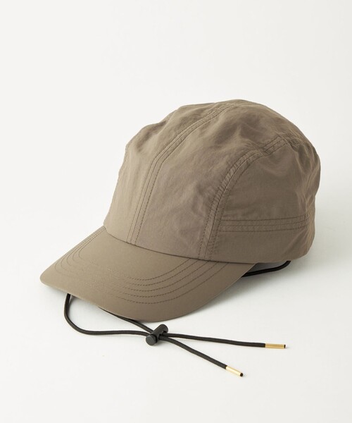 green label relaxing（グリーンレーベルリラクシング）の「コードツキ ナイロン キャップ - UVケア・ハンドウォッシュ -（キャップ・レディース・ナチュラル/ダークグレー/ブラック/オリーブ・FREE）」の4枚目の写真