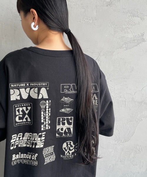RVCA（ルーカ）の「[RVCA/ルーカ] BILL BOARD バックプリント ショートスリーブTシャツ（Tシャツ/カットソー・レディース・ブラック/オフホワイト・M/L/XL）」の13枚目の写真