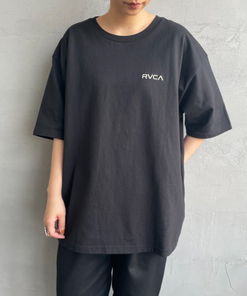 RVCA（ルーカ）の「[RVCA/ルーカ] BILL BOARD バックプリント ショートスリーブTシャツ（Tシャツ/カットソー・レディース・ブラック/オフホワイト・M/L/XL）」の9枚目の写真