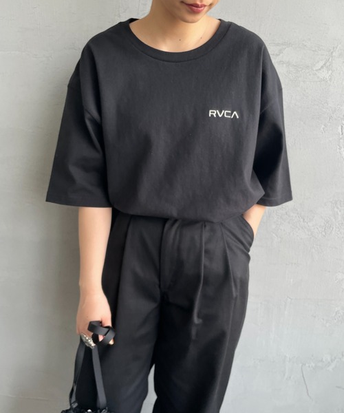 RVCA（ルーカ）の「[RVCA/ルーカ] BILL BOARD バックプリント ショートスリーブTシャツ（Tシャツ/カットソー・レディース・ブラック/オフホワイト・M/L/XL）」の5枚目の写真