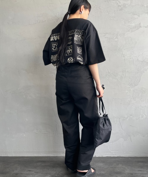 RVCA（ルーカ）の「[RVCA/ルーカ] BILL BOARD バックプリント ショートスリーブTシャツ（Tシャツ/カットソー・レディース・ブラック/オフホワイト・M/L/XL）」の8枚目の写真