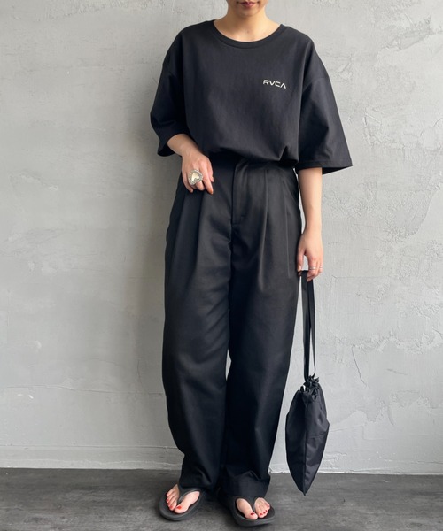 RVCA（ルーカ）の「[RVCA/ルーカ] BILL BOARD バックプリント ショートスリーブTシャツ（Tシャツ/カットソー・レディース・ブラック/オフホワイト・M/L/XL）」の7枚目の写真