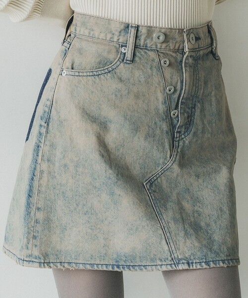 PUBLIC TOKYO（パブリックトウキョウ）の「MULTIDENIM MINISKIRT