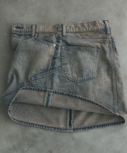 PUBLIC TOKYO（パブリックトウキョウ）の「MULTIDENIM MINISKIRT