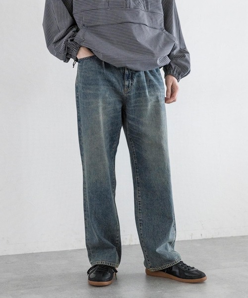 RAGEBLUE（レイジブルー）の「LOOSE FIT OVER DYE VINTAGE DENIM BAGGY
