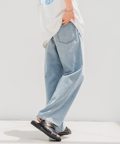 seeksole over dye buggy denim Mサイズ seeksole over dye buggy denim Mサイズ