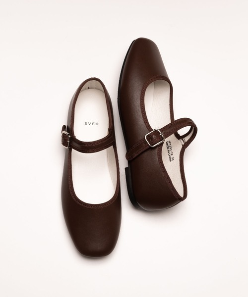 SVEC（シュベック）の「スクエアトゥ カンフーシューズ / パンプス（パンプス・レディース・ホワイト/ブラウン/ブラック系その他/レオパード/シルバー/チョコ・38/39/37/40/36/35）」の21枚目の写真