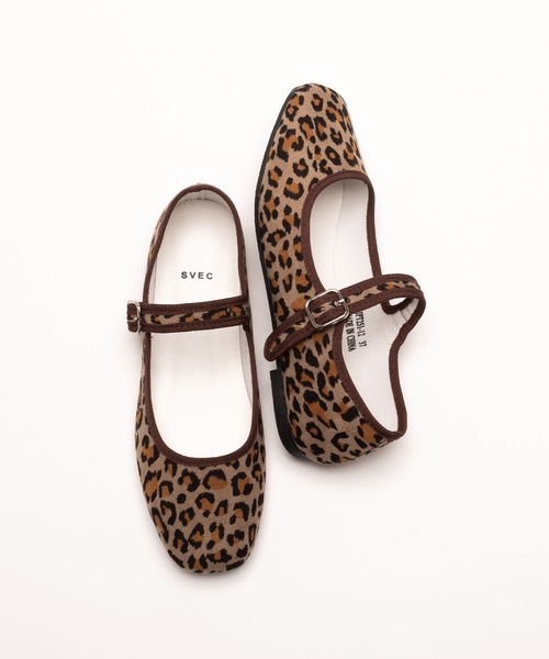 SVEC（シュベック）の「スクエアトゥ カンフーシューズ / パンプス（パンプス・レディース・ホワイト/ブラウン/ブラック系その他/レオパード/シルバー/チョコ・38/39/37/40/36/35）」の15枚目の写真