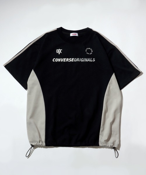 CONVERSE(コンバース)の「別注 CONVERSE(コンバース)ゲームシャツ/ナンバリング ユニフォームTシャツ/吸汗速乾・UVカット・接触冷感・耐塩素 メンズ レディース ユニセックス(Tシャツ/カットソー・メンズ・ブラック/ライトグレー/ホワイト/ブラック系その他/ホワイト系その他/ブラック系その他4/ブラック系その他3/ブラック系その他2/ホワイト系その他2/ホワイト系その他3/ホワイト×ブラック/ブラック×ホワイト/ブラック系その他6/ブラック系その他5・M/LL/L)」の8枚目の写真