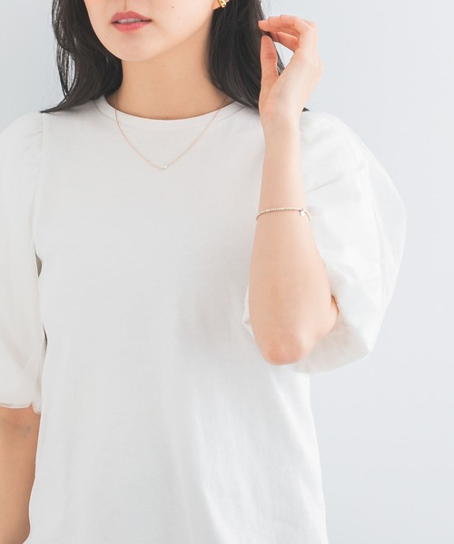 ROSSOPURO 売れ筋商品|||ロッソピューロ Tシャツ トップス レディース T-shirts Beige marvelous by Pierrot tシャツ レディース シアー トップス