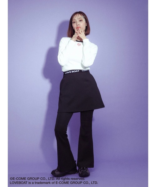 LOVE BOAT（ラブ・ボート）の「■別注　LOVE　BOAT　フレアパンツ（その他パンツ・レディース・ブラック/レオパード・FREE）」の9枚目の写真