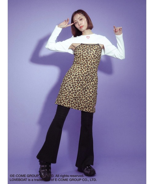 LOVE BOAT（ラブ・ボート）の「■別注　LOVE　BOAT　フレアパンツ（その他パンツ・レディース・ブラック/レオパード・FREE）」の14枚目の写真