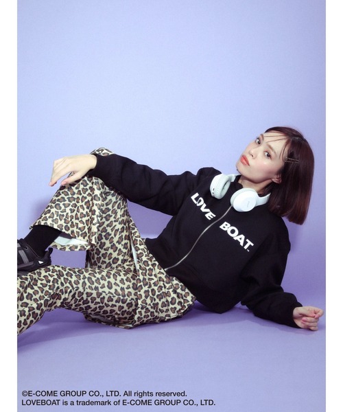 LOVE BOAT（ラブ・ボート）の「■別注　LOVE　BOAT　フレアパンツ（その他パンツ・レディース・ブラック/レオパード・FREE）」の3枚目の写真