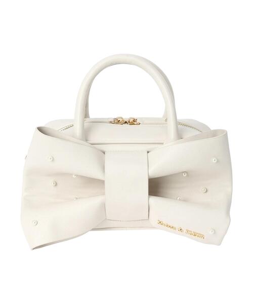 メゾンドフルールEC限定ビッグリボンパールバッグ メゾン ド フルール Maison de FLEUR ビッグリボンパールバッグ