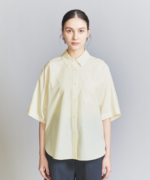 新品未使用　BEAUTY＆YOUTH　ポケットドルマンスリーブ　5分袖シャツ BEAUTY&YOUTH UNITED ARROWS（ビューティーアンドユース