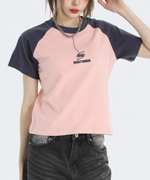 A'GEM/9 × .kom 『INSstudios/インスステュディオス』 ラグラン Tシャツ