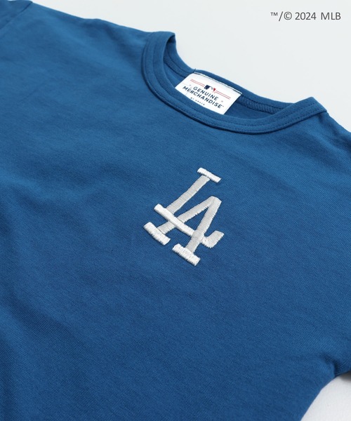 MLB（メジャーリーグベースボール）の「MLB ロゴ半袖Tシャツ（Tシャツ/カットソー・キッズ・レッド/ホワイト/グリーン/ブルー/ネイビー/ブラック・100cm/90cm/120cm/110cm/150cm/140cm/130cm）」の7枚目の写真