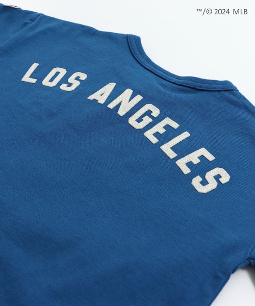 MLB（メジャーリーグベースボール）の「MLB ロゴ半袖Tシャツ（Tシャツ/カットソー・キッズ・レッド/ホワイト/グリーン/ブルー/ネイビー/ブラック・100cm/90cm/120cm/110cm/150cm/140cm/130cm）」の8枚目の写真