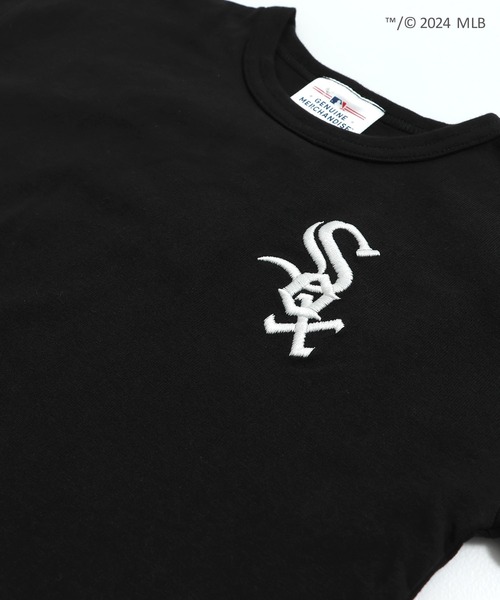 MLB（メジャーリーグベースボール）の「MLB ロゴ半袖Tシャツ（Tシャツ/カットソー・キッズ・レッド/ホワイト/グリーン/ブルー/ネイビー/ブラック・100cm/90cm/120cm/110cm/150cm/140cm/130cm）」の9枚目の写真