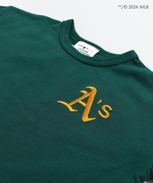 MLB（メジャーリーグベースボール）の「MLB ロゴ半袖Tシャツ（Tシャツ/カットソー・キッズ・レッド/ホワイト/グリーン/ブルー/ネイビー/ブラック・100cm/90cm/120cm/110cm/150cm/140cm/130cm）」の13枚目の写真
