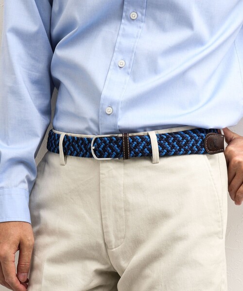 NOLLEY’S(ノーリーズ)の「【SWOLE PANDA/スウォール パンダ】RECYCLED WOVEN BELT ZIGZAG ゴムメッシュベルト(ベルト・メンズ・ブルー系その他/ベージュ系その他/ホワイト系その他・FREE)」の16枚目の写真
