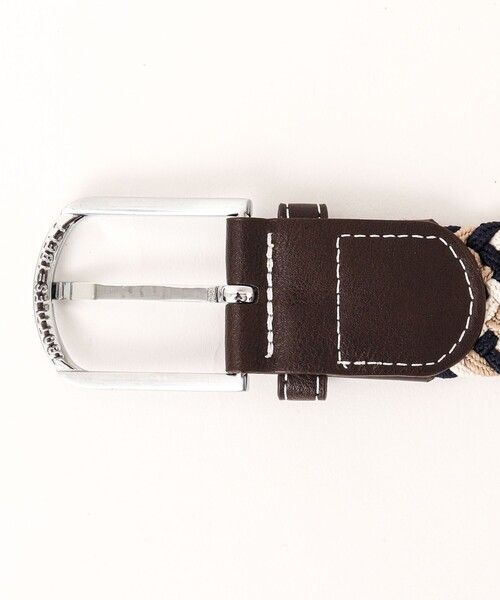 NOLLEY’S(ノーリーズ)の「【SWOLE PANDA/スウォール パンダ】RECYCLED WOVEN BELT ZIGZAG ゴムメッシュベルト(ベルト・メンズ・ブルー系その他/ベージュ系その他/ホワイト系その他・FREE)」の13枚目の写真