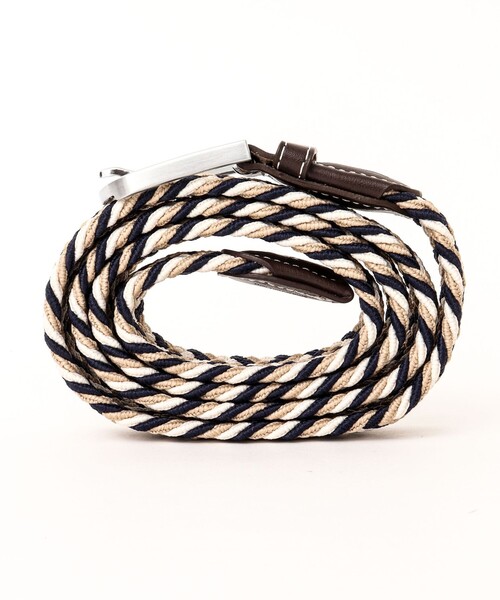 NOLLEY’S(ノーリーズ)の「【SWOLE PANDA/スウォール パンダ】RECYCLED WOVEN BELT ZIGZAG ゴムメッシュベルト(ベルト・メンズ・ブルー系その他/ベージュ系その他/ホワイト系その他・FREE)」の10枚目の写真