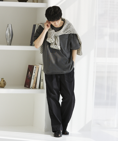 JOURNAL STANDARD relume（ジャーナルスタンダード　レリューム）の「【NATION WIDE / ネーションワイド】ワークスラックス（スラックス・メンズ・チャコールグレー/ブラック/キャメル・MEDIUM/LARGE）」の4枚目の写真