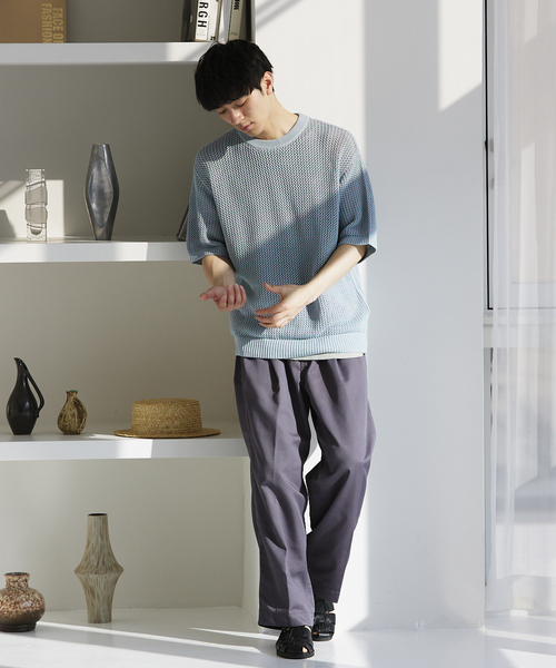 JOURNAL STANDARD relume（ジャーナルスタンダード　レリューム）の「【NATION WIDE / ネーションワイド】ワークスラックス（スラックス・メンズ・チャコールグレー/ブラック/キャメル・MEDIUM/LARGE）」の6枚目の写真