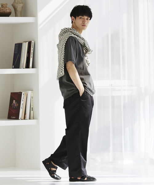 ジャーナルスタンダード relume ネップツイード　セミワイドスラックス M ジャーナルスタンダード relume ネップツイード セミワイドスラックス