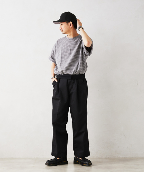 JOURNAL STANDARD relume（ジャーナルスタンダード　レリューム）の「【NATION WIDE / ネーションワイド】ワークスラックス（スラックス・メンズ・チャコールグレー/ブラック/キャメル・MEDIUM/LARGE）」の17枚目の写真