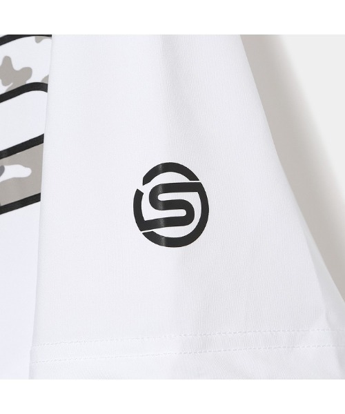 SKINS（スキンズ）の「【SKINS(スキンズ)/アクティブウェア】ビッグロゴTシャツ（Tシャツ/カットソー・メンズ・ホワイト/ブラック/ネイビー・52/48/46）」の14枚目の写真