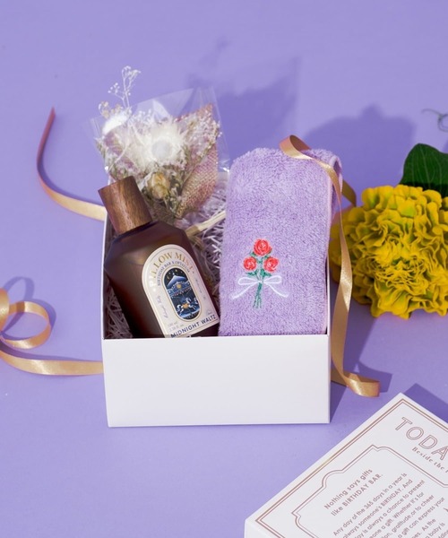 ラッピングでお届け】ピローミストとハンカチのセット（ルーム