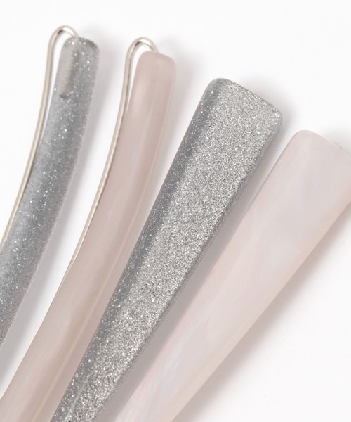 GLOBAL WORK（グローバルワーク）の「4SETアソートピン/AND YUA ANY/117281（ヘアピン・キッズ・アイボリー/シルバー・FREE）」の4枚目の写真