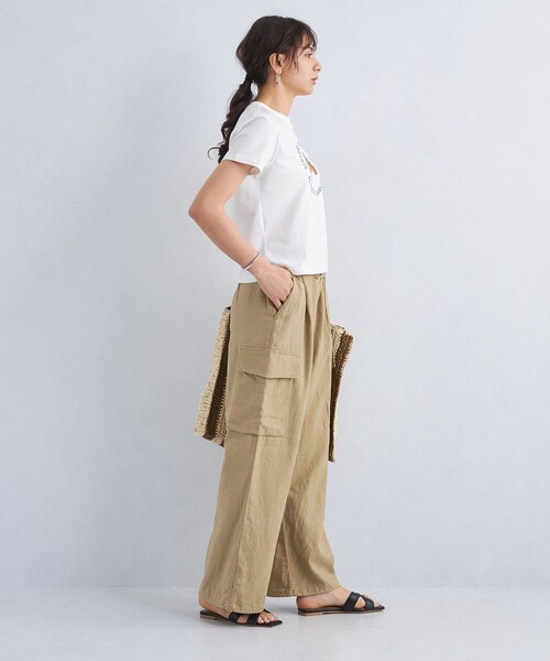 【新品未使用】greenlabelrelaxingブリーズリネン カーゴパンツ green label relaxing（グリーンレーベルリラクシング）の