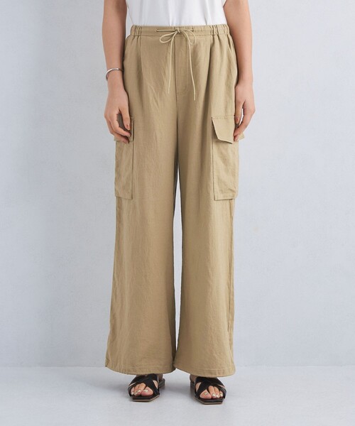 【新品未使用】greenlabelrelaxingブリーズリネン カーゴパンツ green label relaxing カーゴパンツ BREEZE LINEN ブリーズ