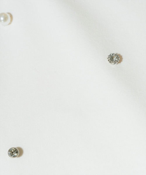 WILLSELECTION（ウィルセレクション）の「ランダムラインストーンロゴTシャツ（Tシャツ/カットソー・レディース・イエロー/ピンク/オフホワイト・SMALL/MEDIUM）」の14枚目の写真