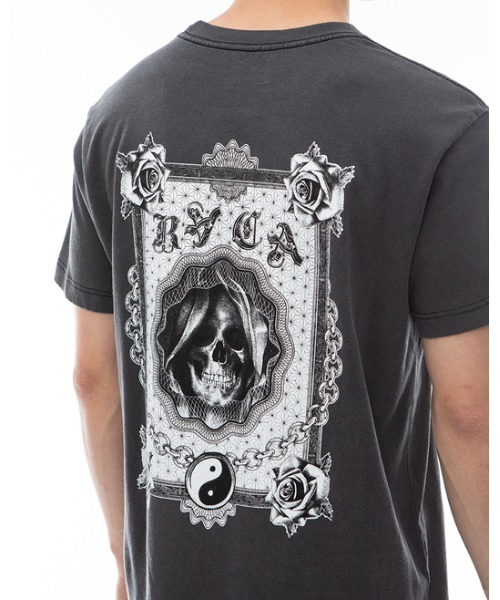 RVCA(ルーカ)の「RVCA メンズ 【BENJAMIN JEANJEAN】 DREAM REAPER SS Tシャツ 【2024年夏モデル】/ルーカ半袖バックプリントTシャツ(Tシャツ/カットソー・メンズ・グレー/ブラック・X-LARGE/MEDIUM/SMALL/LARGE)」の6枚目の写真