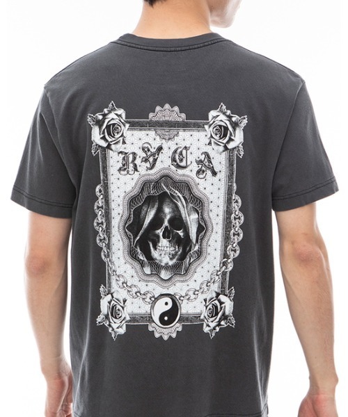 RVCA(ルーカ)の「RVCA メンズ 【BENJAMIN JEANJEAN】 DREAM REAPER SS Tシャツ 【2024年夏モデル】/ルーカ半袖バックプリントTシャツ(Tシャツ/カットソー・メンズ・グレー/ブラック・X-LARGE/MEDIUM/SMALL/LARGE)」の8枚目の写真