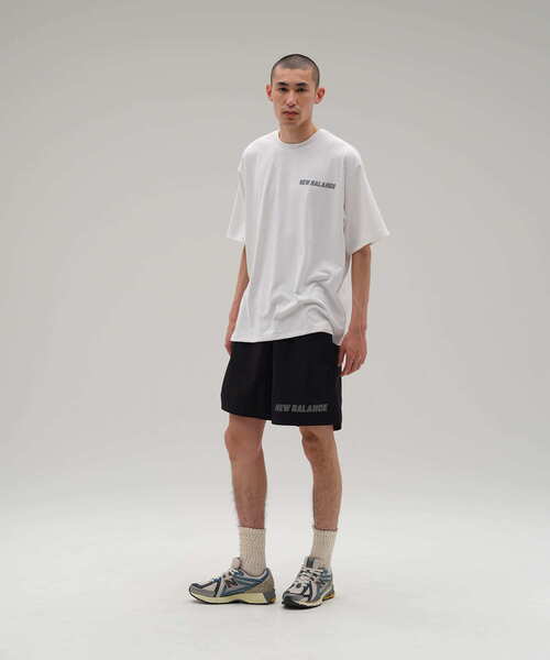 NEW BALANCE（ニューバランス）の「NEW BALANCE　MET24 Reflection NB Logo T-Shirts（Tシャツ/カットソー・メンズ・ブラック/ホワイト・LARGE/MEDIUM/X-LARGE）」の9枚目の写真