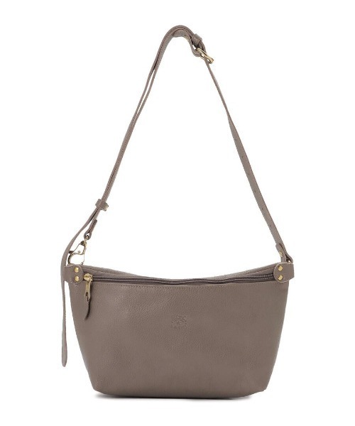IL BISONTE（イルビゾンテ）の「IL BISONTE / ORIGINAL LEATHER / SHOULDER BAG（ショルダーバッグ・レディース・グレー/ブラック/ナチュラル/ライトブラウン/グリーン/ダークブラウン/レンガ・FREE）」の2枚目の写真